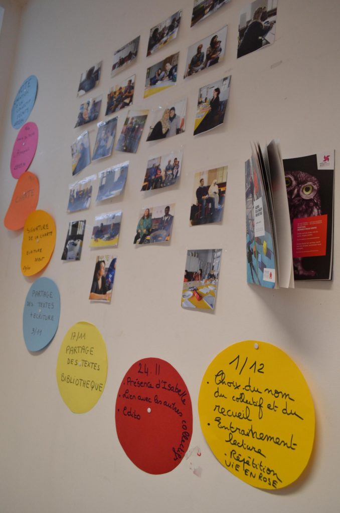 Parcours d'écriture du Collectif Participe d'amour