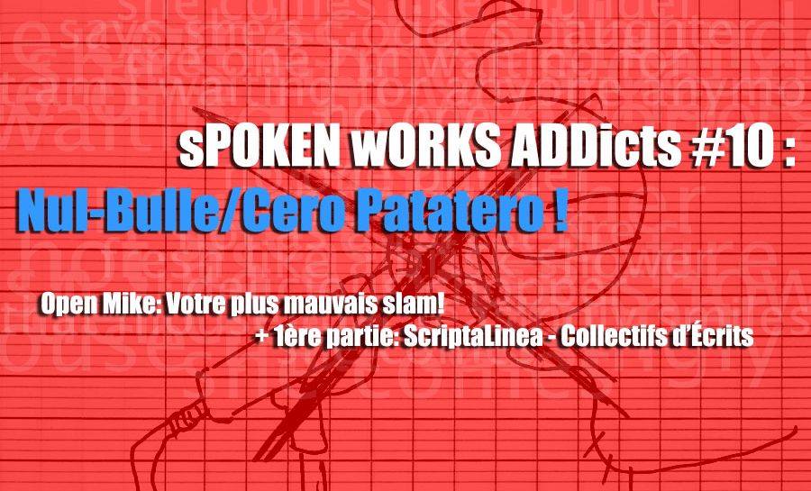 spoken works addicts 17 septembre 2015