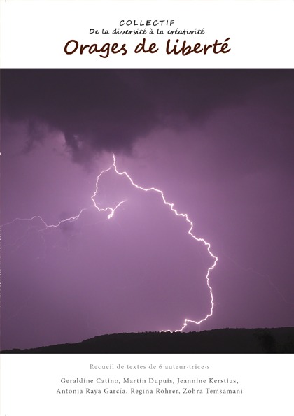 Couverture du recueil Orages de liberté, par le Collectif De la diversité à la créativité