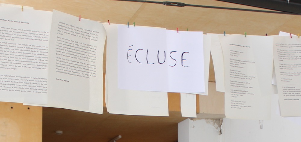 Textes et titre en décoration