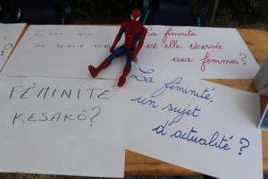 Instantané pris lors d'une activité de "Porteurs de paroles"