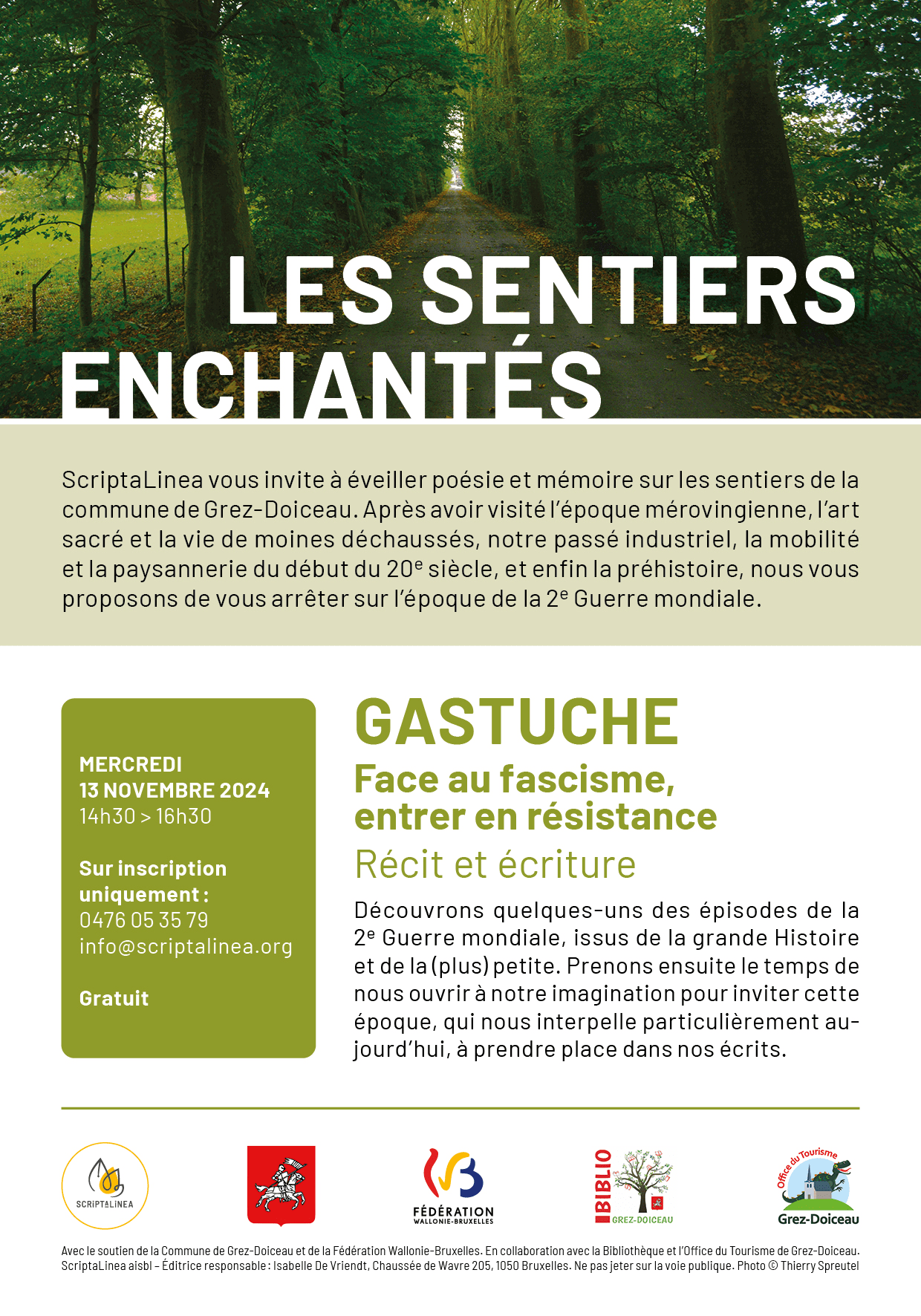 Flyer de l'atelier