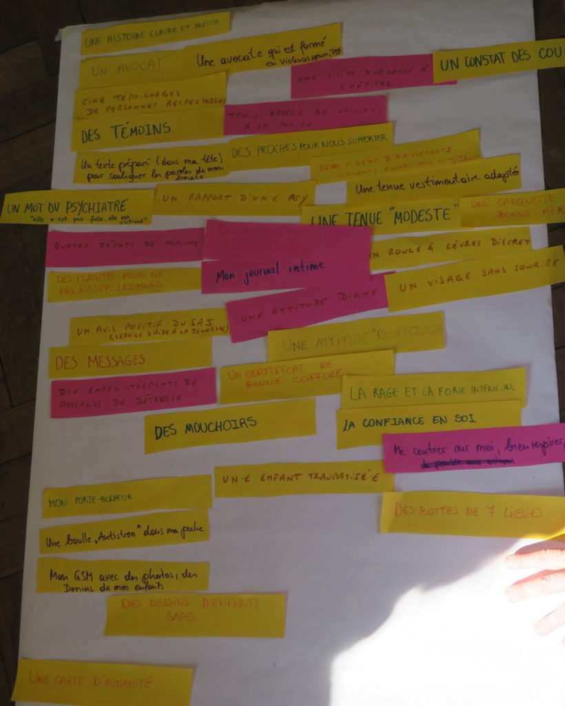 "Classement sans suite?" en co-construction, lors d'un atelier animé par ScriptaLinea.