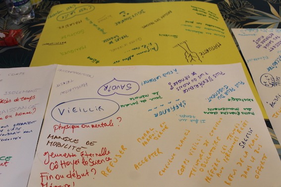 remue-méninges sur Vieillir