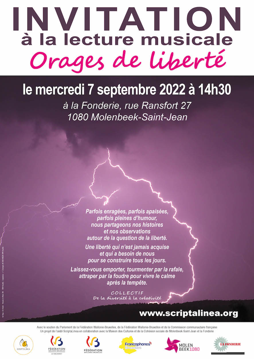 Affiche - Orages de liberte - 7-09-2022